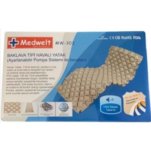MEDWELT BAKLAVA TİPİ HAVALI YATAK 